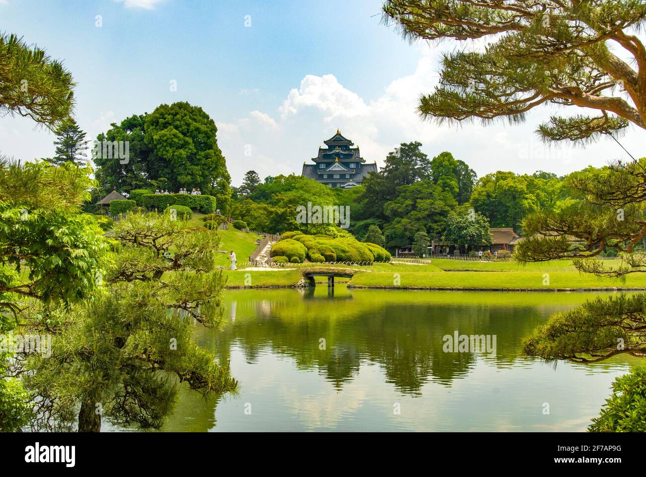 Koruaken Gardens, Okayama, Giappone Foto Stock