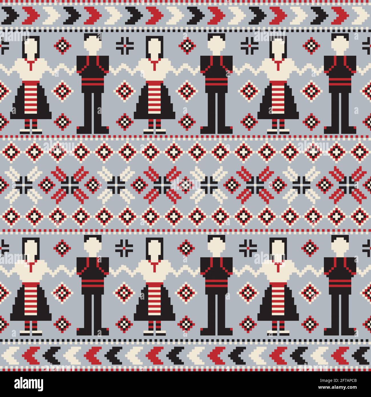 Sfondo decorativo con ornamento tradizionale Illustrazione Vettoriale