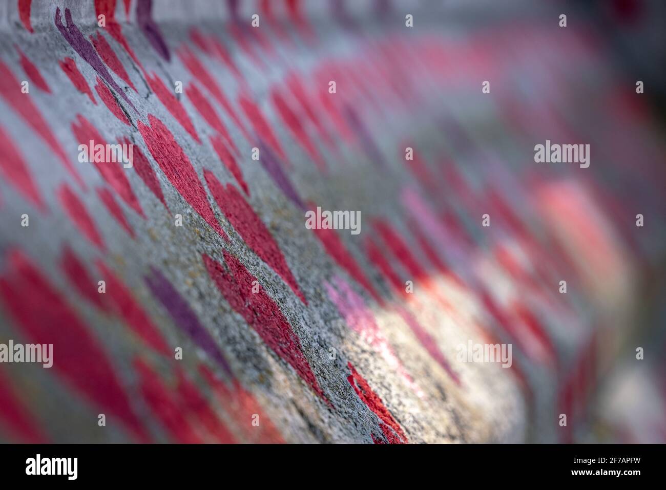 Coronavirus: National Covid Memorial Wall of Hearts, Westminster, Londra, Regno Unito. Foto Stock