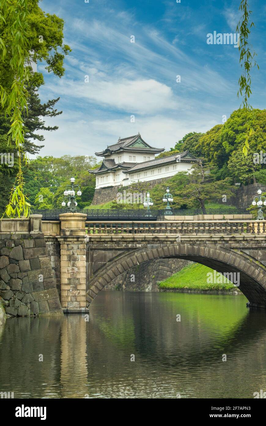 Ponte Nijubashi, Tokyo, Giappone Foto Stock