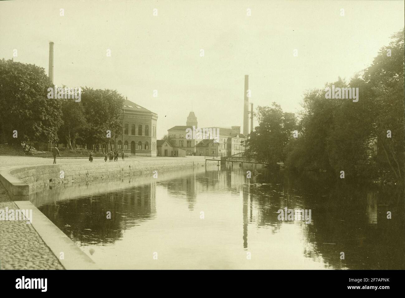 Borås Fellow meccanici in gomma. Con il fotografo è venuto il fotografo al 4 ° posto nella pristäflan1902 fotografica dell'associazione turistica svedese. Foto Stock