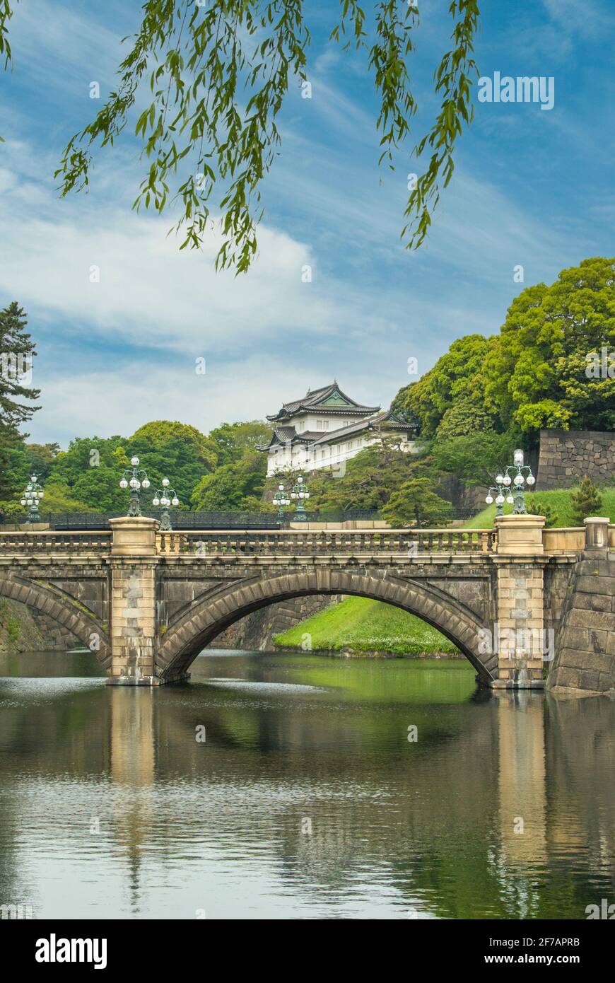 Ponte Nijubashi, Tokyo, Giappone Foto Stock