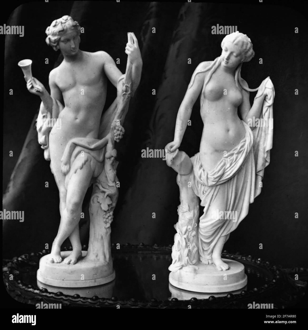 Immagine Skiopticone. Scultura sconosciuta. Foto Stock