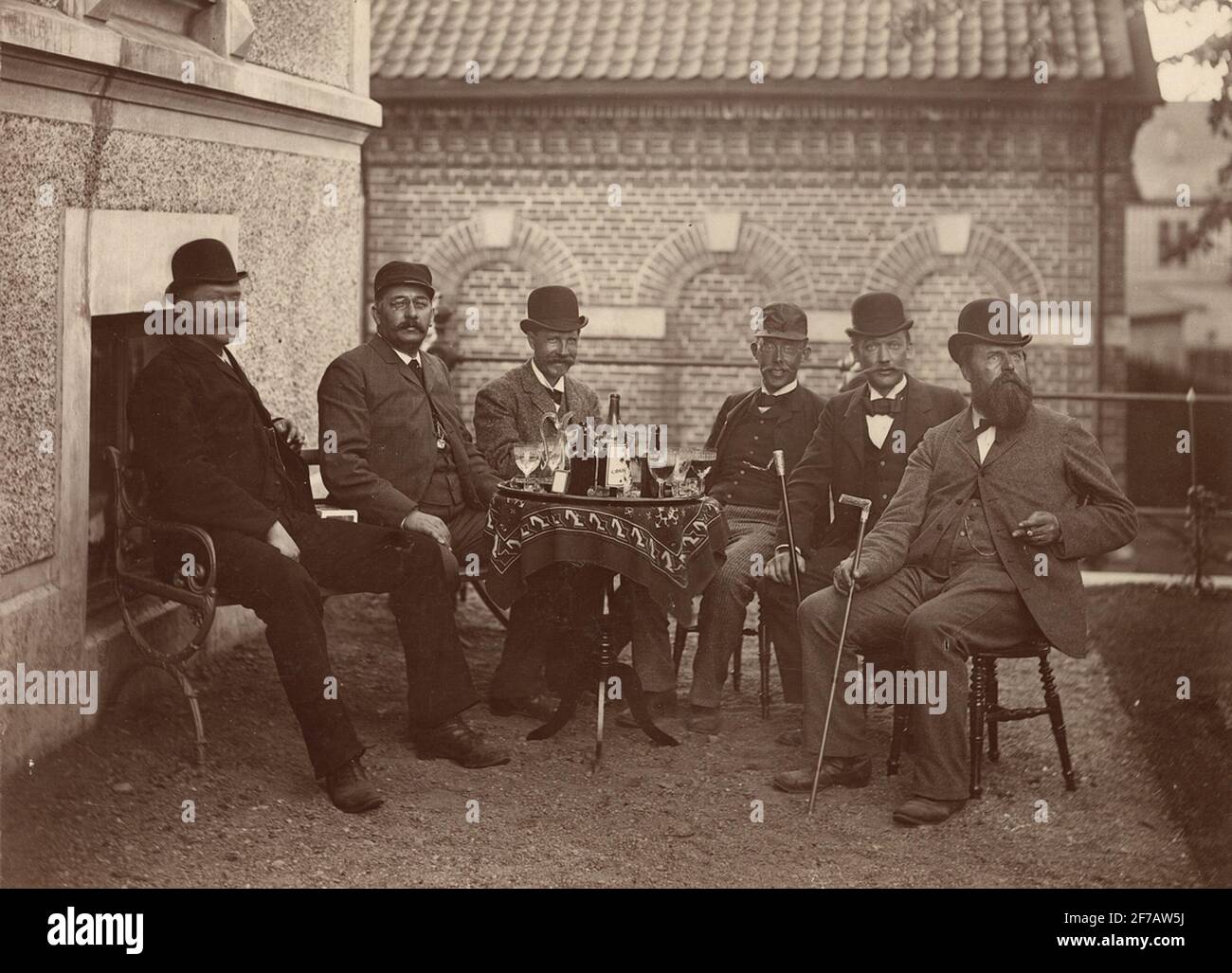 Ferrovie con il futuro capo Victor R Klemming. Foto Stock