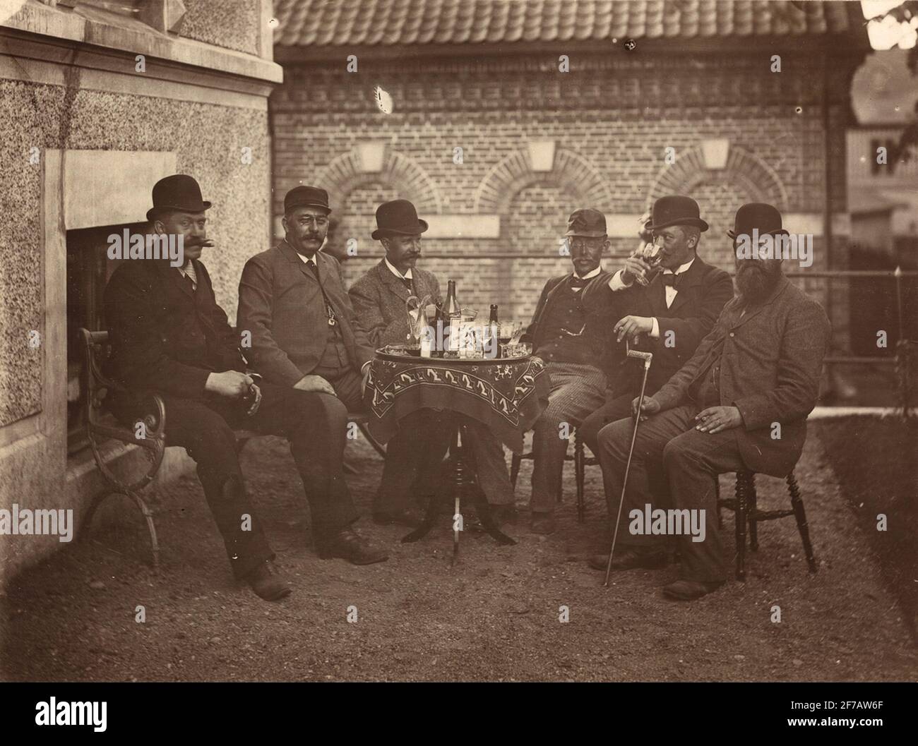 Ferrovie con il futuro capo Victor R Klemming. Foto Stock