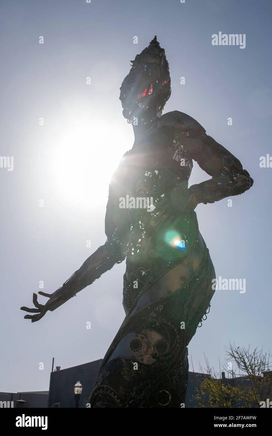 Le strade di San Francisco, California, USA offrono un po' per tutti. Foto Stock