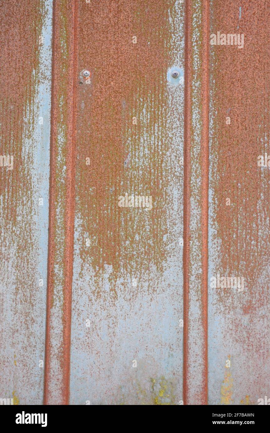 Metallo arrugginito Foto Stock