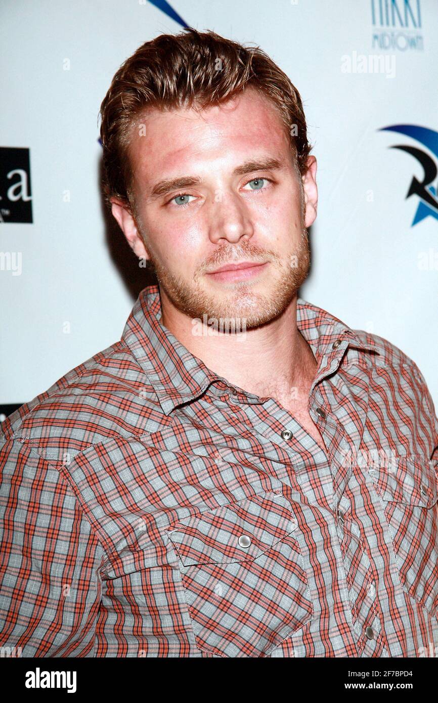 New York, NY, Stati Uniti. 11 giugno 2008. Billy Miller alla diciannovesima festa annuale pre-Daytime Emmy Awards al Nikki Midtown. Credito: Steve Mack/Alamy Foto Stock