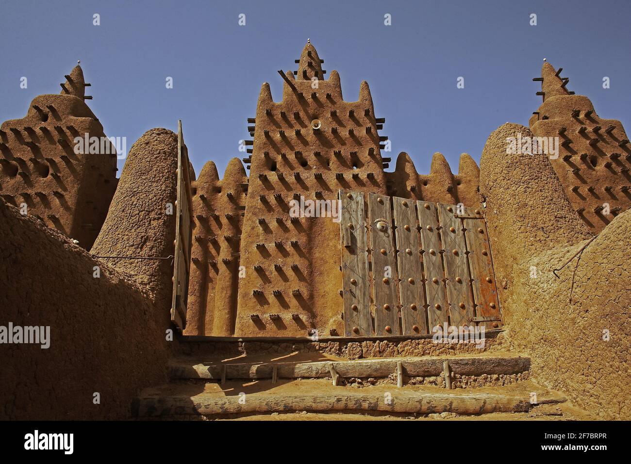 MALI / Djenne / la Grande Moschea costruita nel 1906 è un eccellente esempio di architettura di fango sudanese. Foto Stock