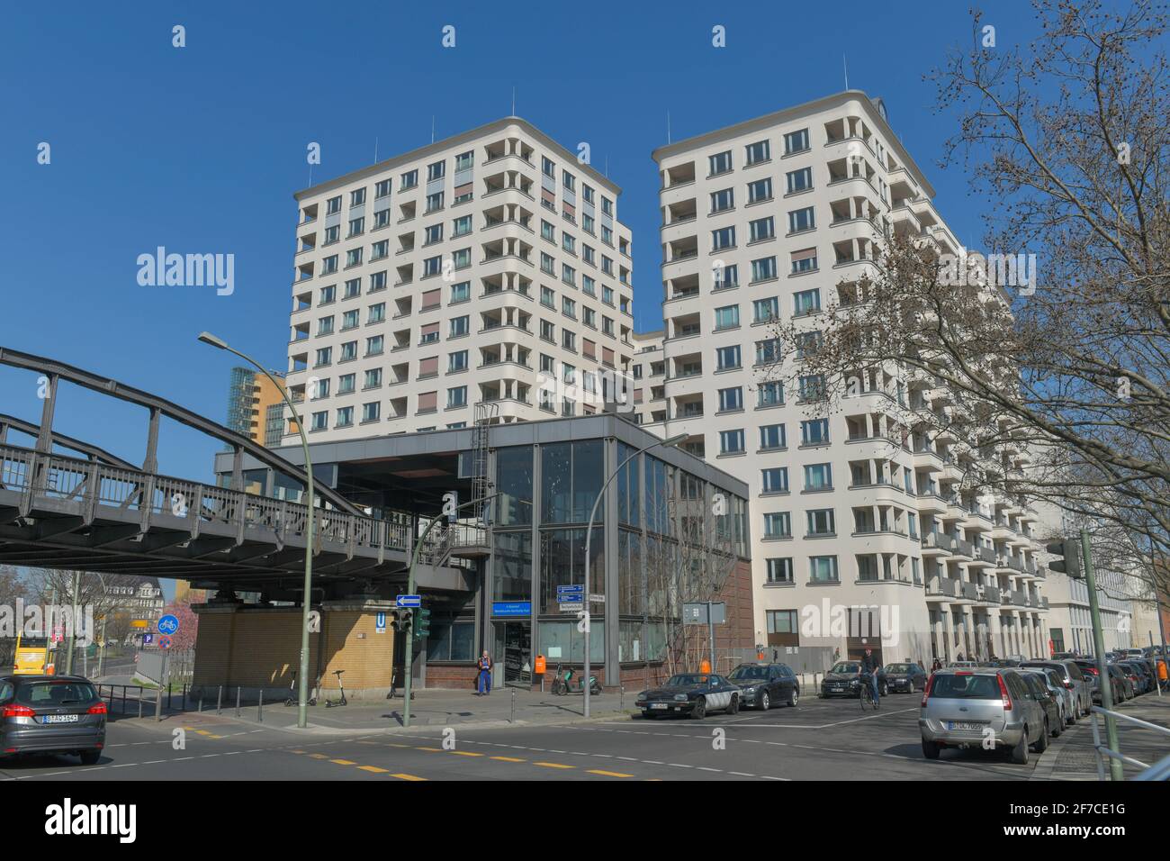 Neubauprojekt Highpark am Potsdamer Platz, Köthener Straße, Gabriele-Tergit-Promenade, Mitte, Berlino, Germania Foto Stock