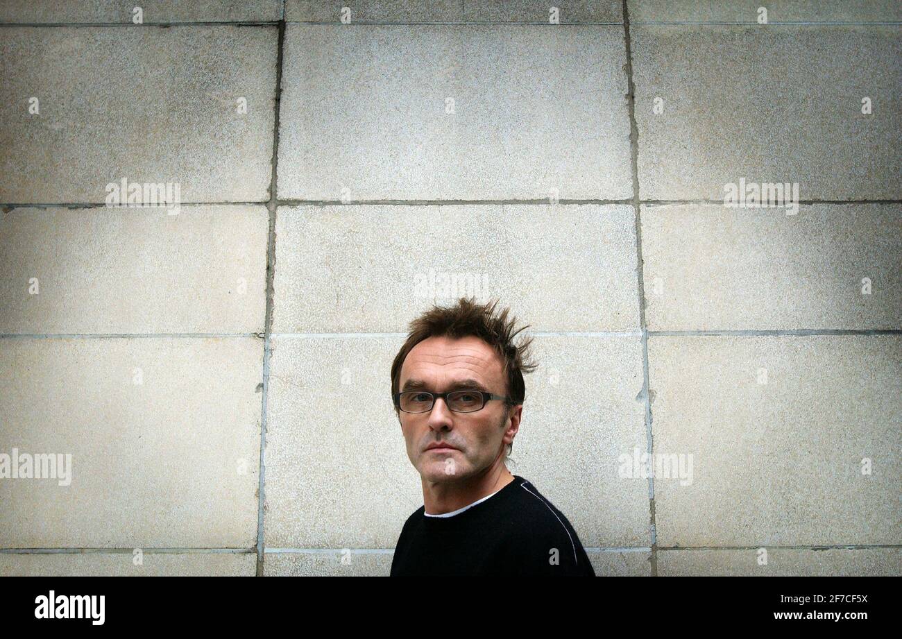 Regista Danny Boyle.11 ottobre 2002 foto Andy Paradise Foto Stock