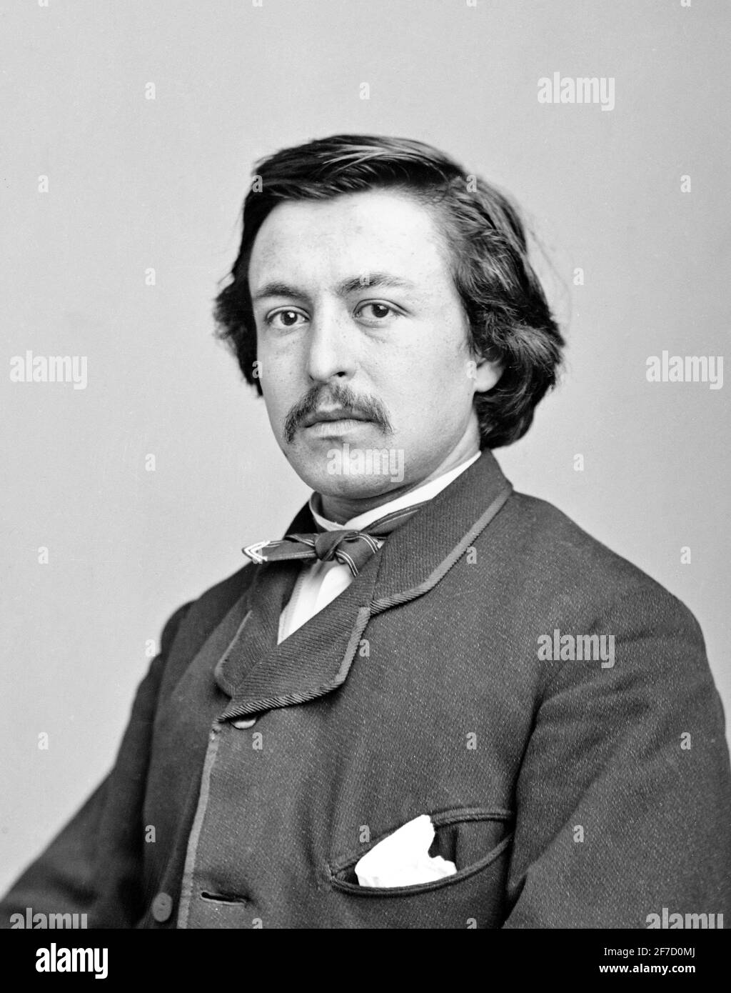 Thomas Nast. Ritratto del caricaturista e fumettista americano tedesco, Thomas Nast (1840-1902) di Mathew Brady Studio, c.. 1860-1870 Foto Stock