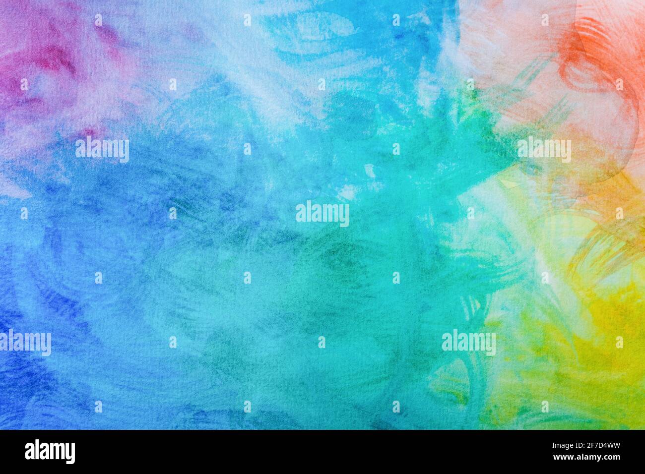 Sfondo multicolore dipinto a mano Foto Stock