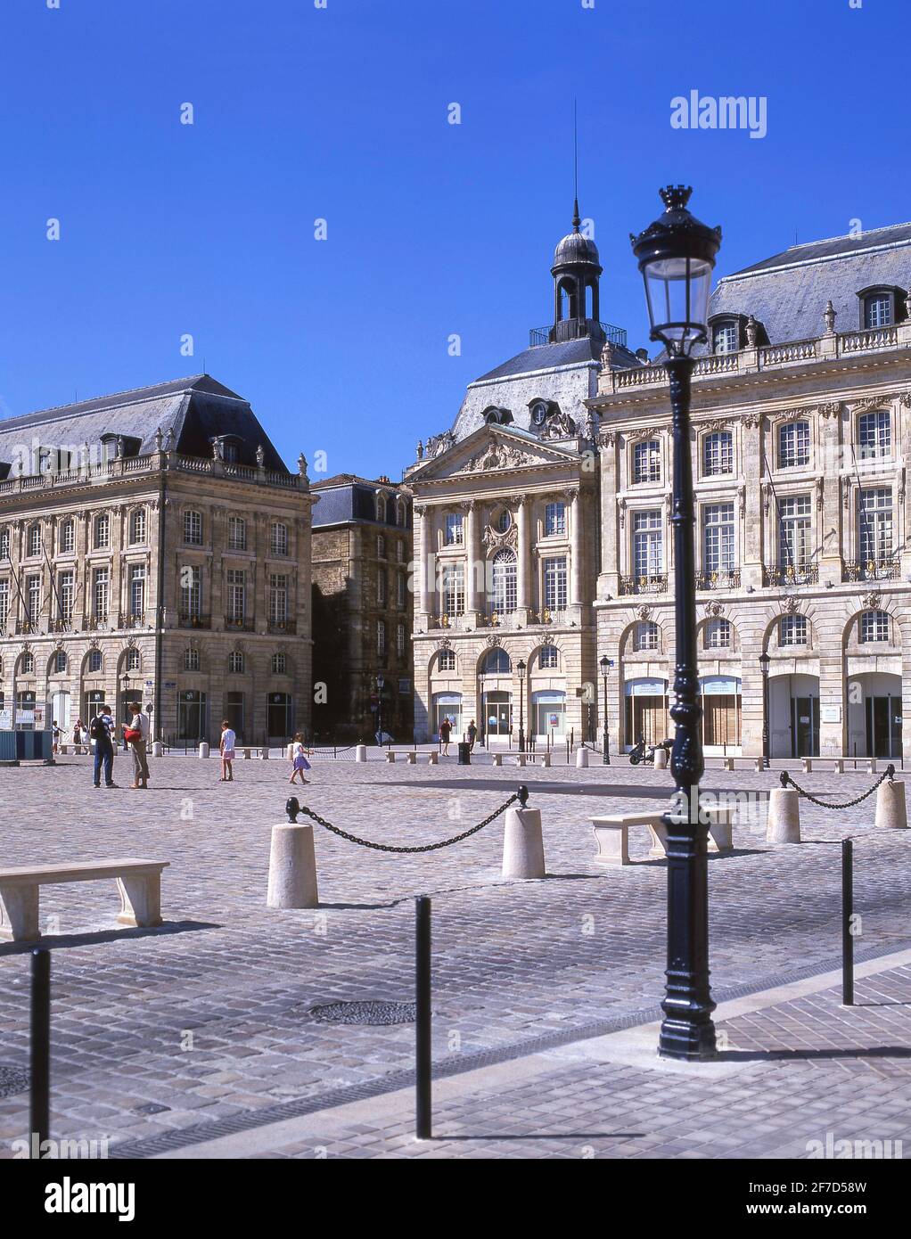 Place de la Bourse, Bordeaux, Gironde, Aquitaine, Francia Foto Stock