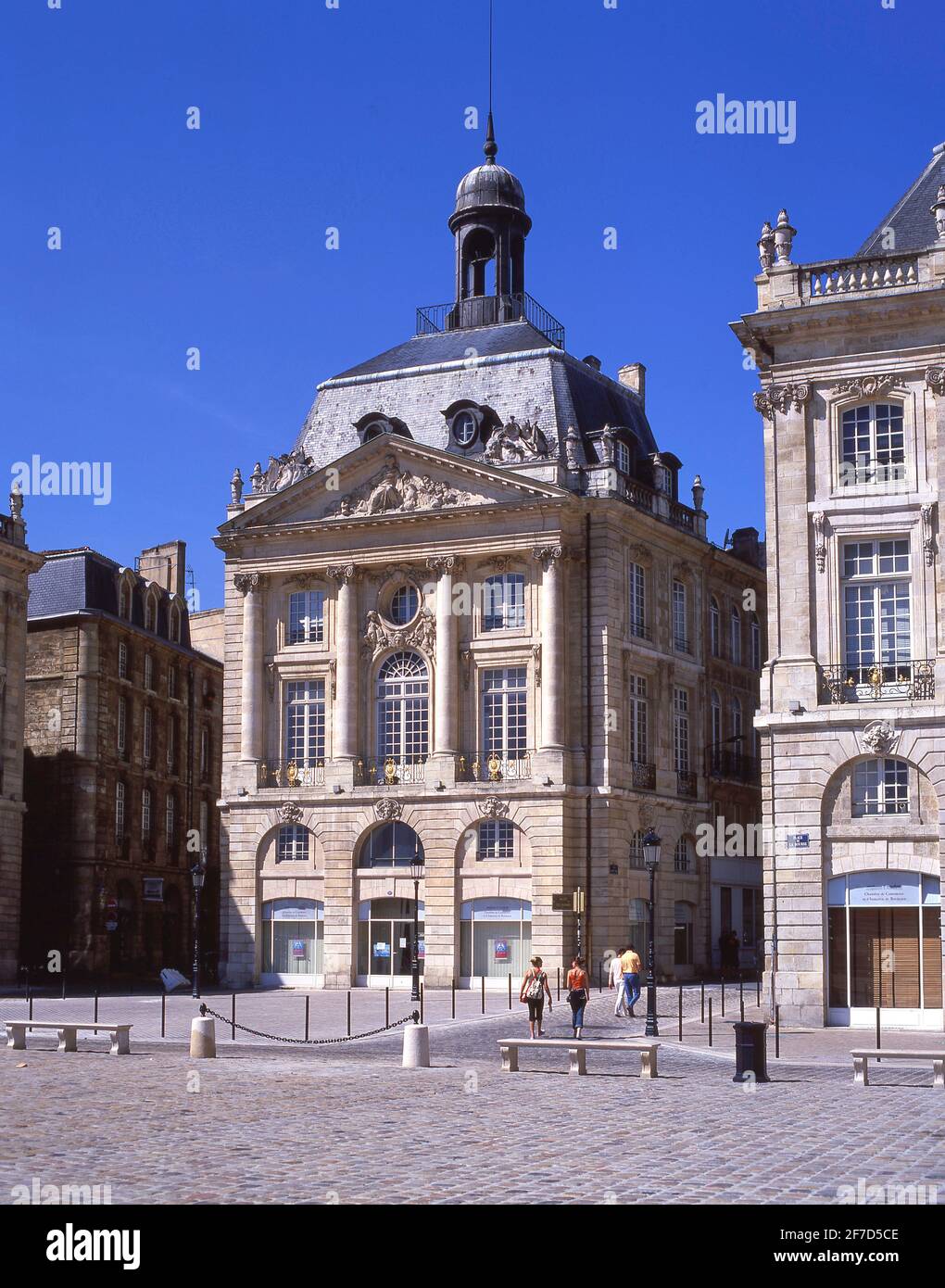Place de la Bourse, Bordeaux, Gironde, Aquitaine, Francia Foto Stock