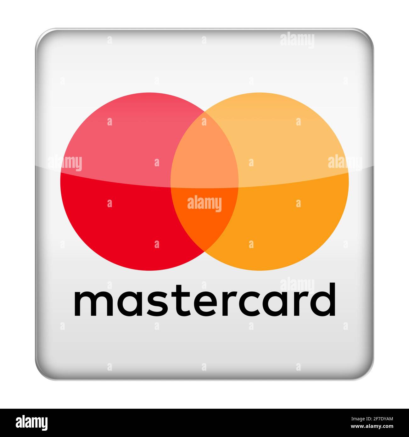 Icona del logo Mastercard Foto Stock