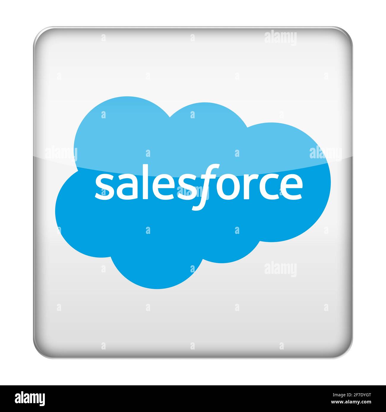Icona del logo Salesforce Foto Stock
