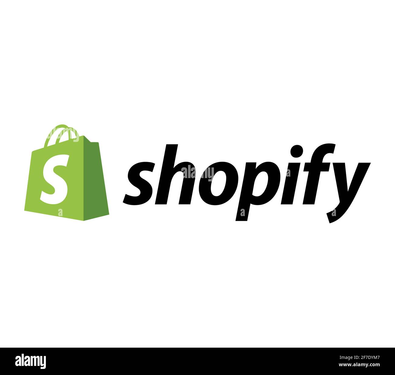 Logo Shopify Foto Stock