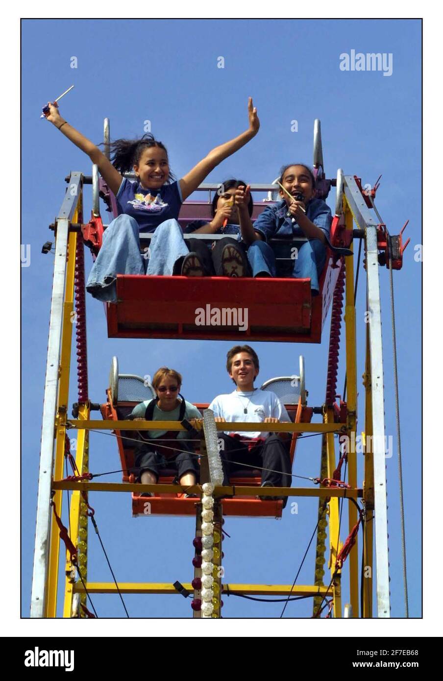 Sole a londra....... PIC David Sandison 16/8/2002 Foto Stock