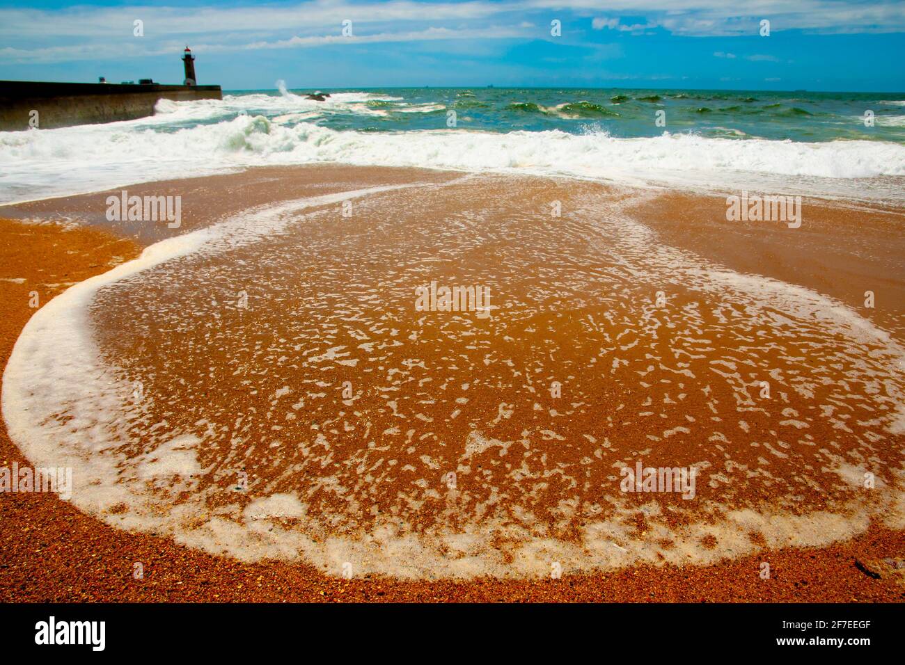 Carneiro Beach - Porto - Portogallo Foto Stock