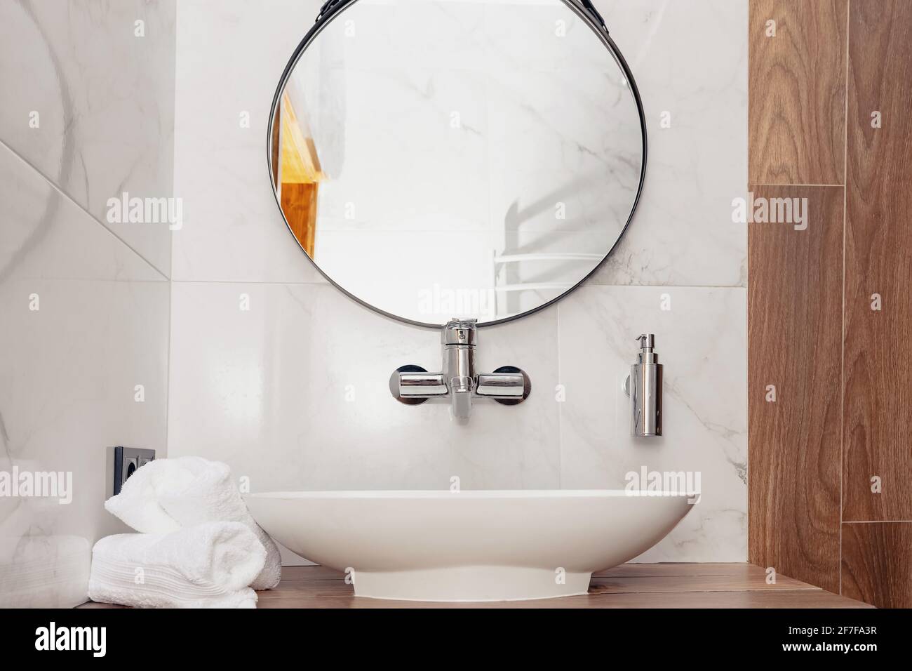 Dettagli interni moderni e luminosi Foto Stock