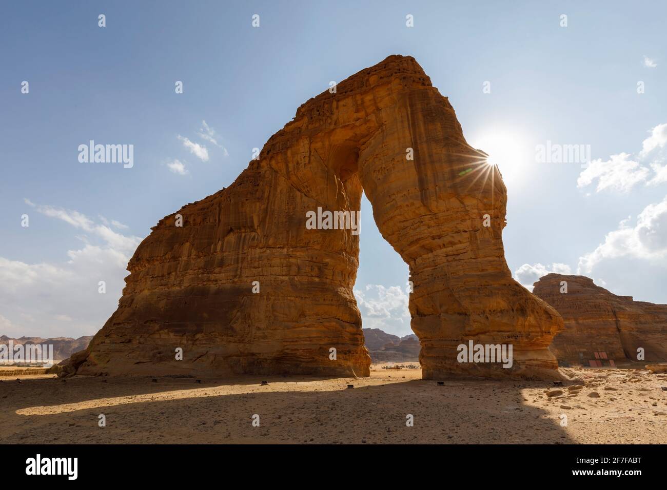 Famoso Elephant Rock ad al Ula, Arabia Saudita Foto Stock