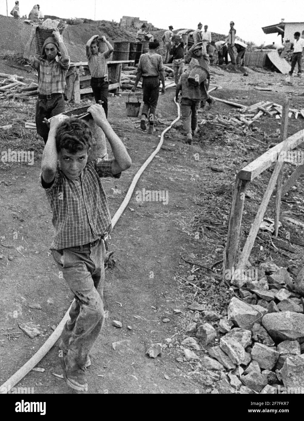 Lavoro minorile a Madeira, Portogallo, 01 giugno 1970. Foto: Ake Malmstrom / DN / TT / code 37 Foto Stock