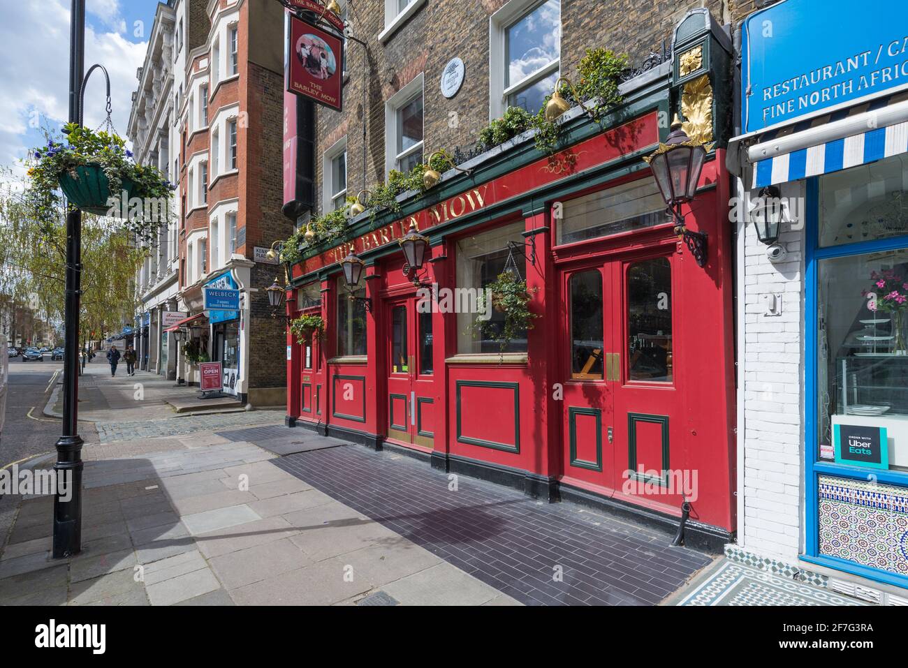 Il pub Barley Mow in Dorset Street, Marylebone, Londra, Inghilterra, Regno Unito Foto Stock