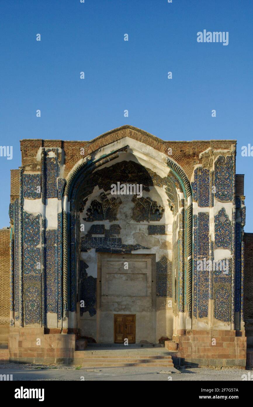 Moschea Blu, Tabriz, Iran Foto Stock