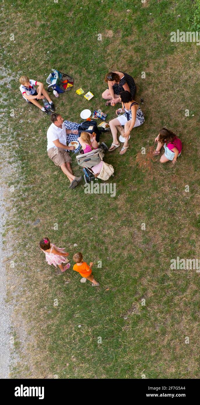 picnic in famiglia Foto Stock