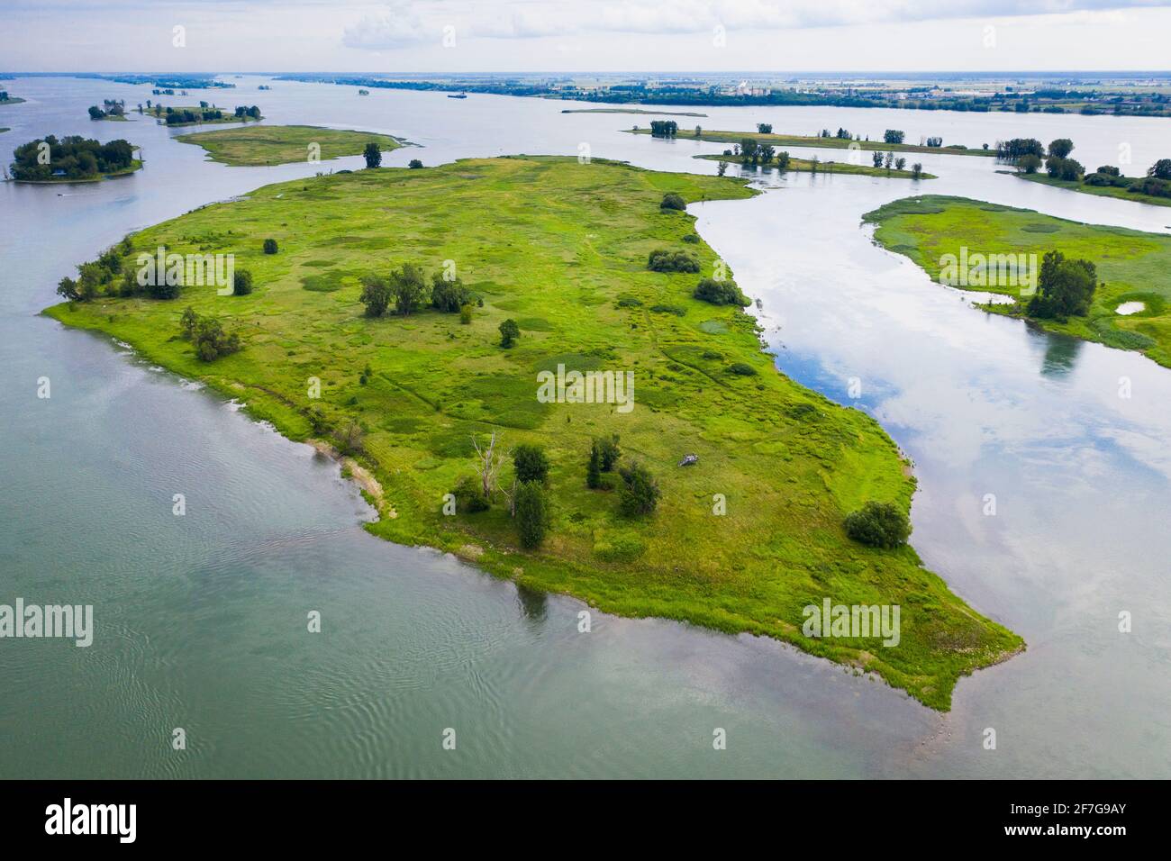 Isole dell'arcipelago di Hochelaga, dette anche isole di Montreal. Foto Stock