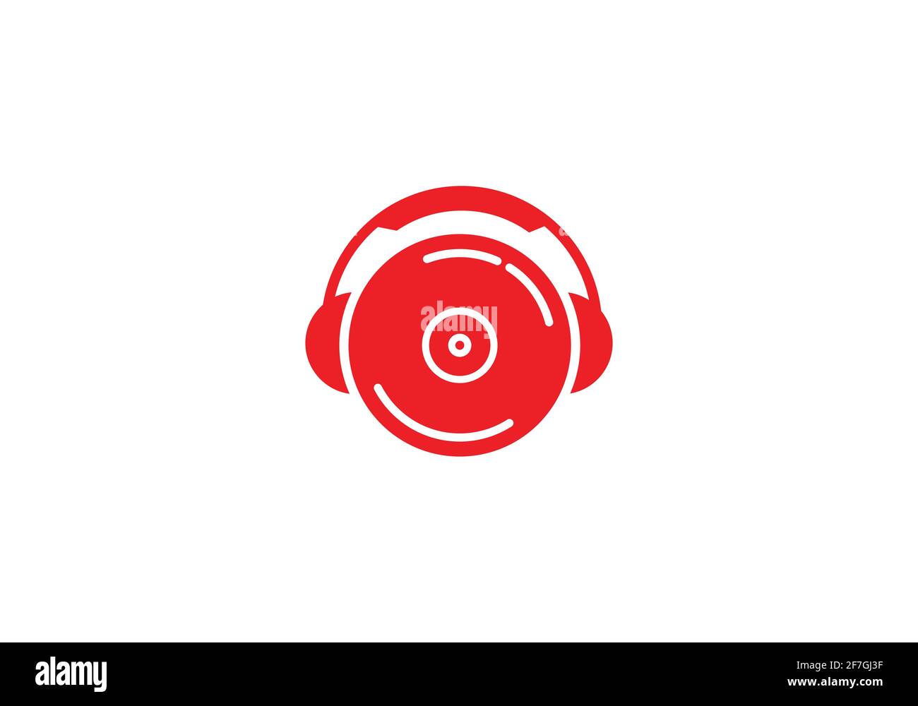 microfono, modello vettoriale per il design del logo musicale. Illustrazione Vettoriale