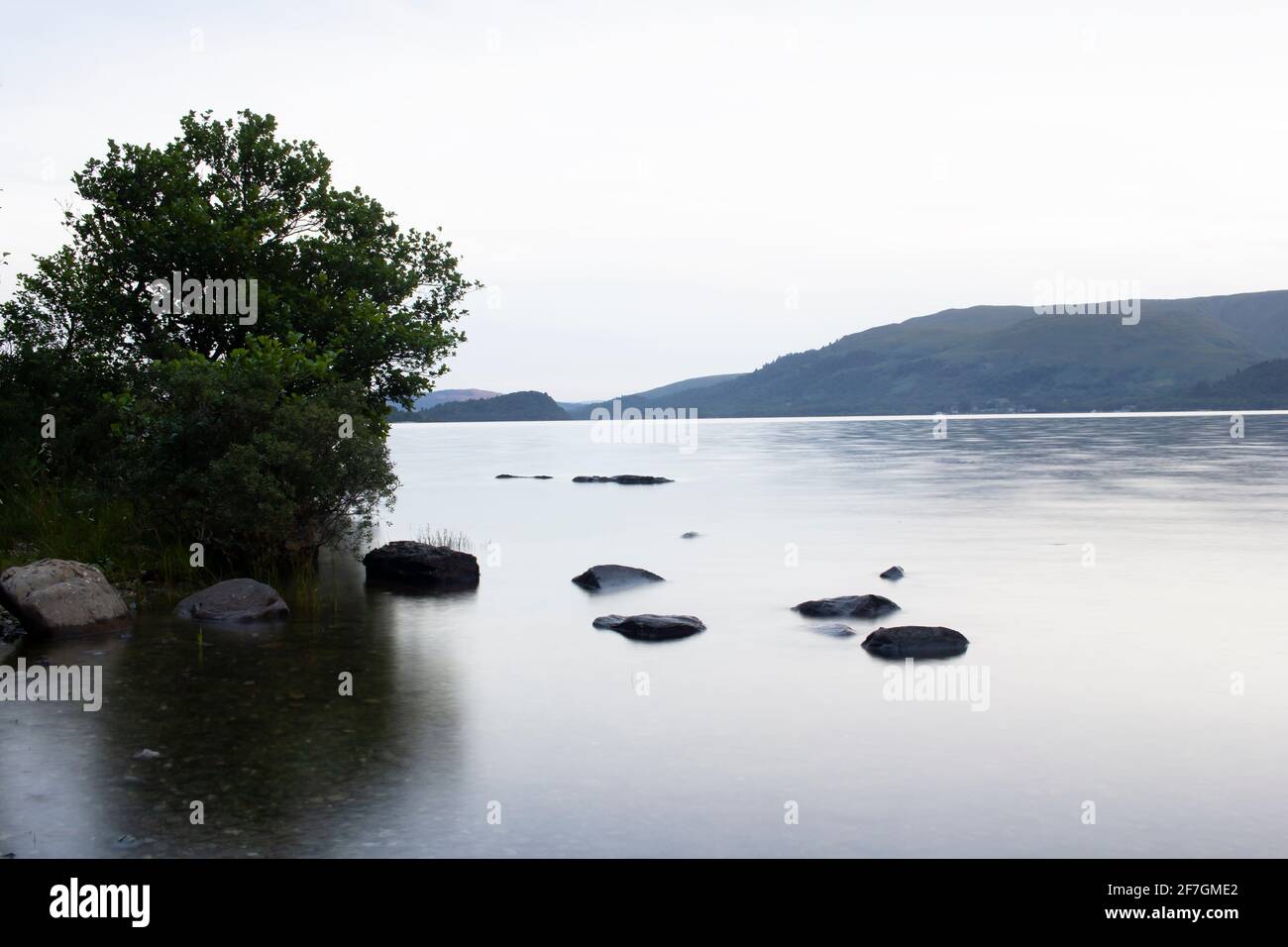 Loch Lomond mattina Foto Stock