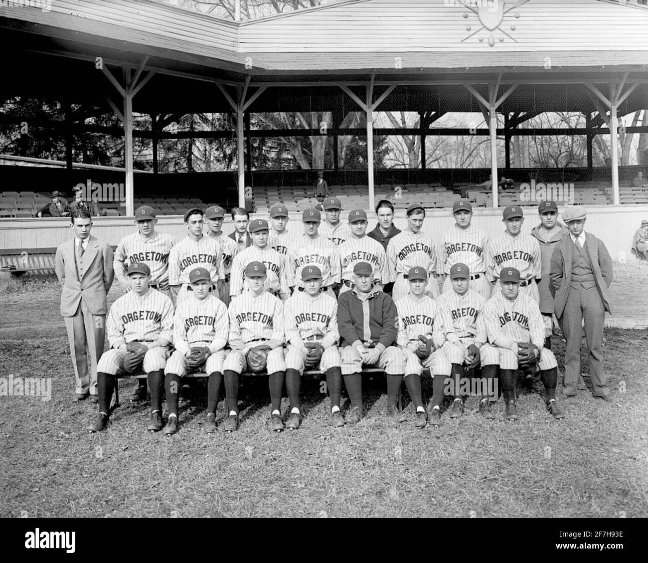 Scuola preparatoria Georgetown, squadra di baseball, 1926. Foto Stock