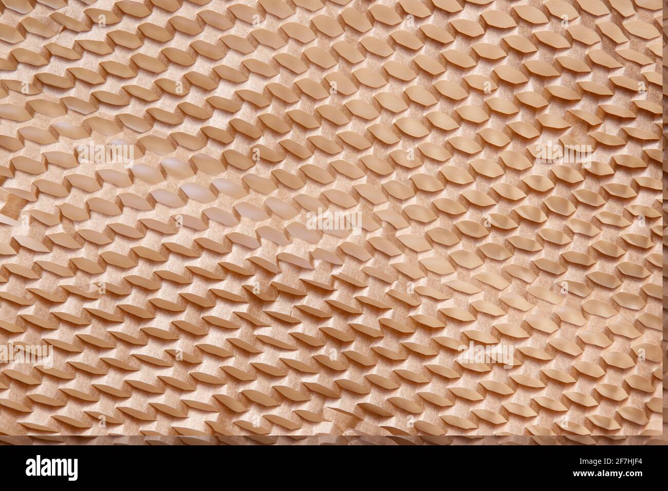 Carta a nido d'ape le celle geometriche creano l'immagine della carta Foto Stock