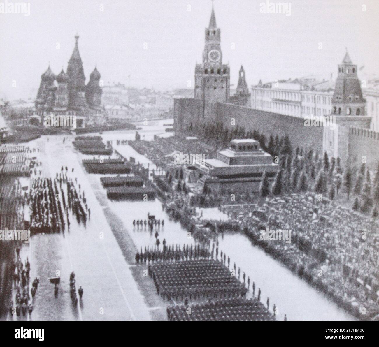 Victory Parade sulla Piazza Rossa a Mosca il 24 giugno 1945. Foto Stock