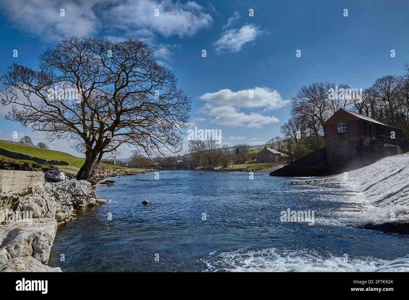 Cascate di Linton, Craven, North Yorkshire Foto Stock