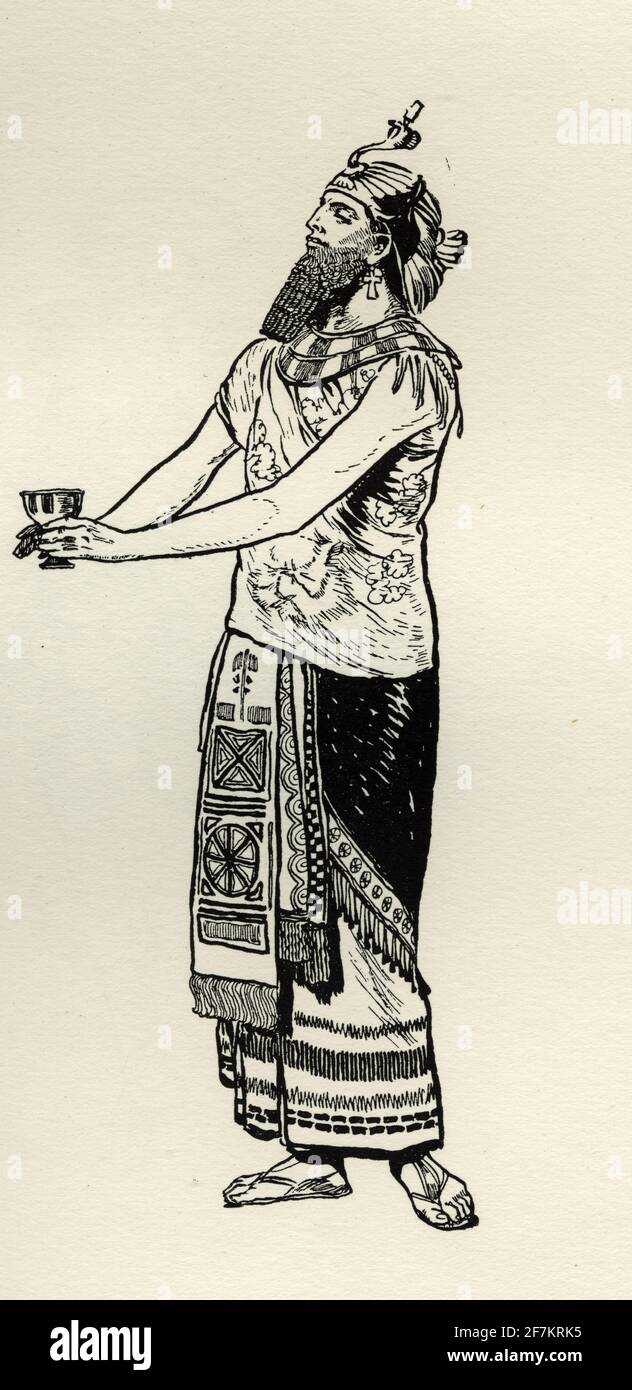 Costume da Cleopatre dal balletto di Mikhail Fokine Foto Stock