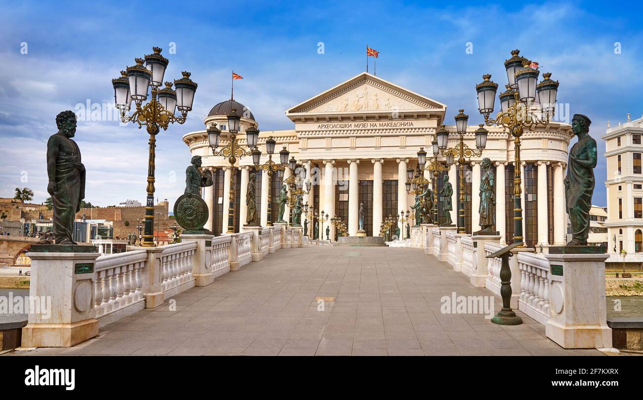 Museo Archeologico di Macedonia, Skopje, Repubblica di Macedonia Foto Stock