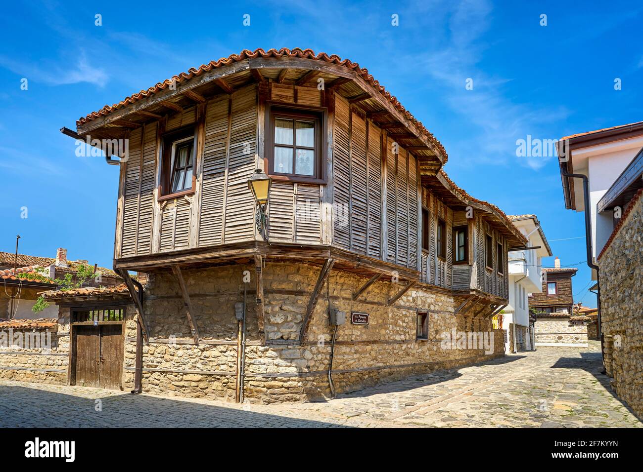 Città vecchia di Nessebar, Bulgaria Foto Stock