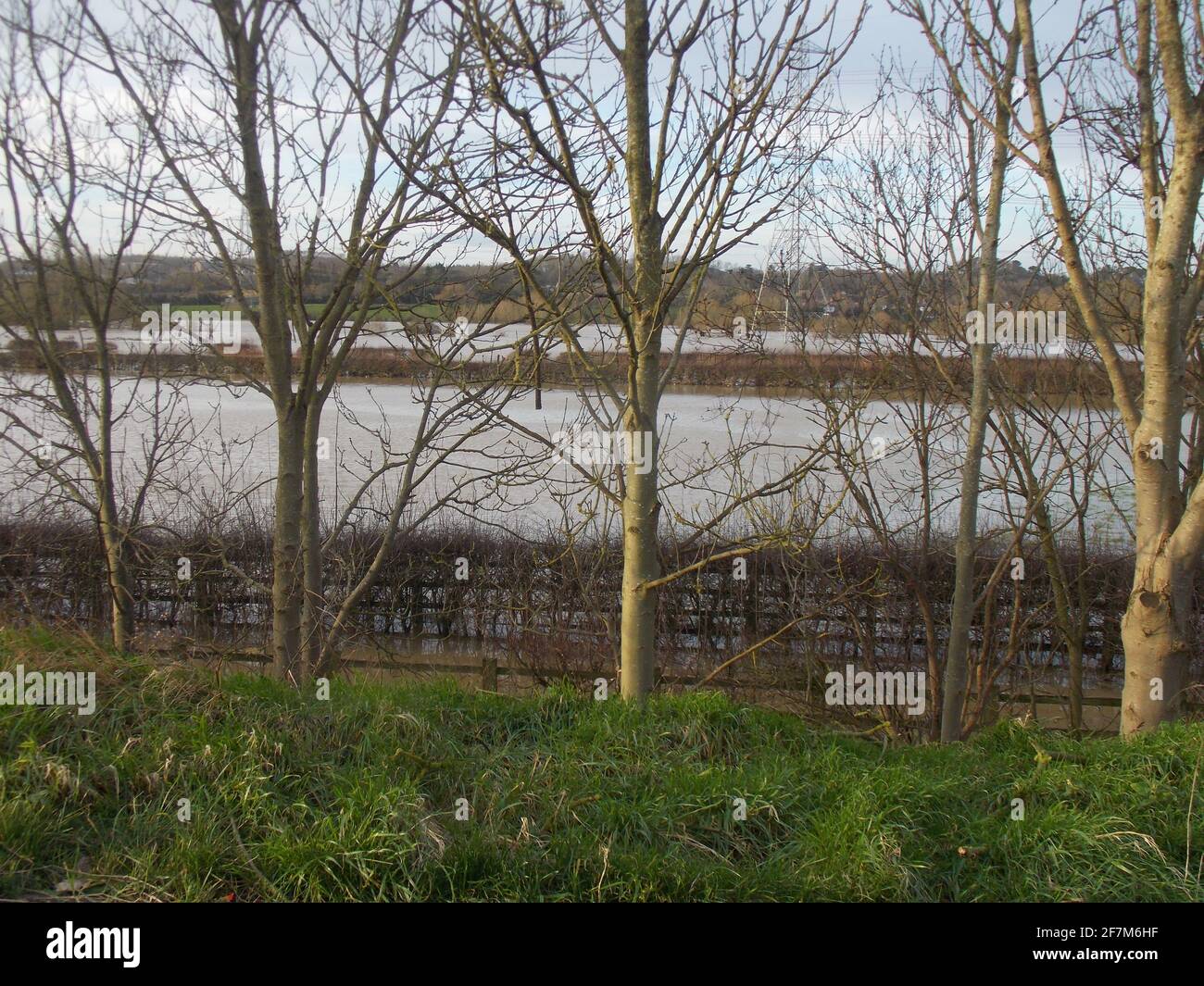 Regno Unito Flood Foto Stock