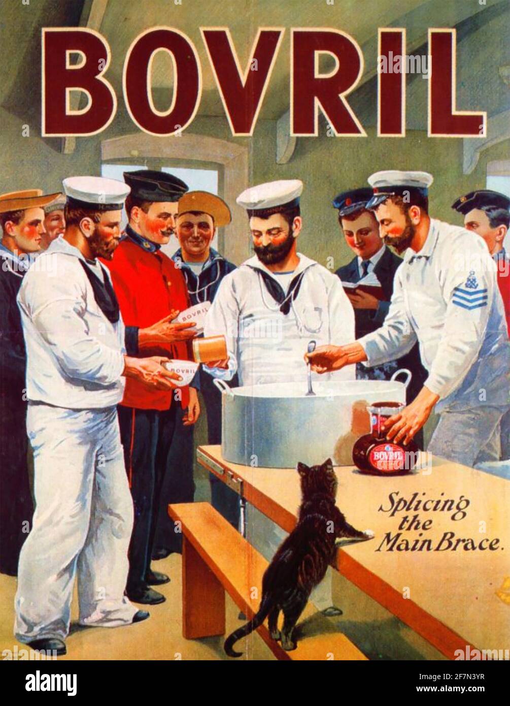 Pubblicità BOVRIL circa 1890 Foto Stock
