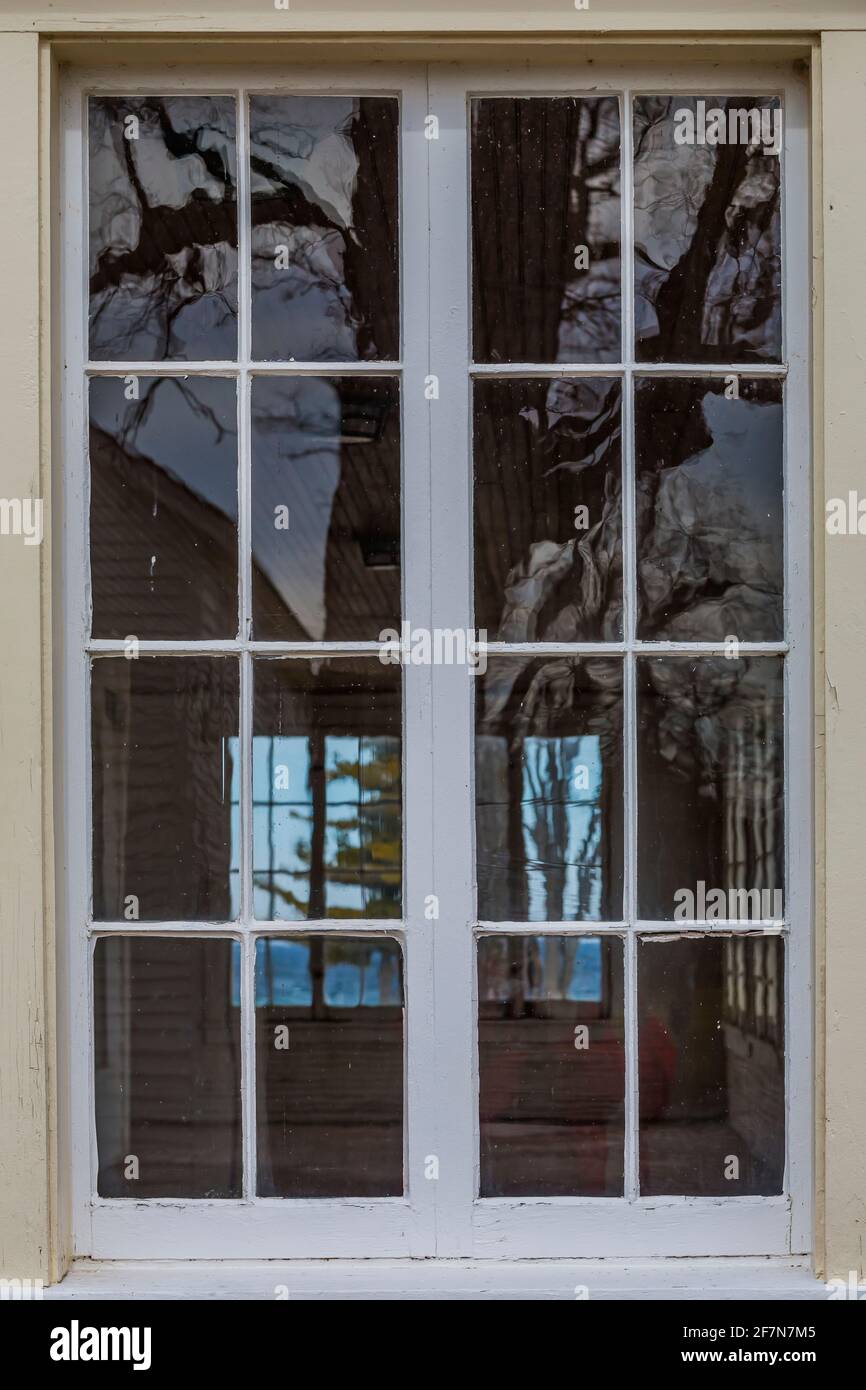 Storico Sleeping Bear Inn a Glen Haven Village a Sleeping Bear Dunes National Lakeshore lungo il lago Michigan, Michigan, Stati Uniti Foto Stock