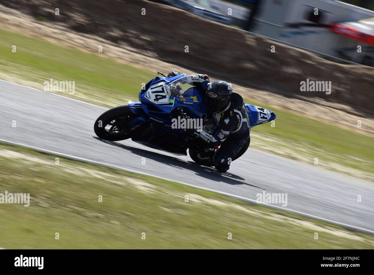 Motocicletta Racer al Robling Road Raceway durante la giornata della pista  Stickboy Racing in preparazione per l'apripista regionale DELLA costa  atlantica DI WERA Foto stock - Alamy