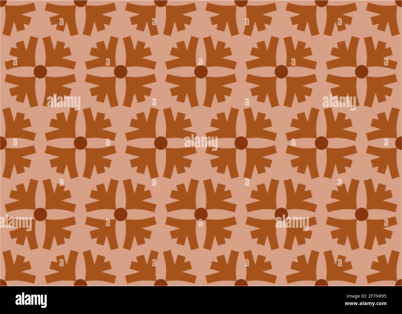 Antlers e nasi di renne vettore floreale stilizzato motivo geometrico senza cuciture per scopi decorativi, stampa su carta e progetti di reame digitale. Illustrazione Vettoriale