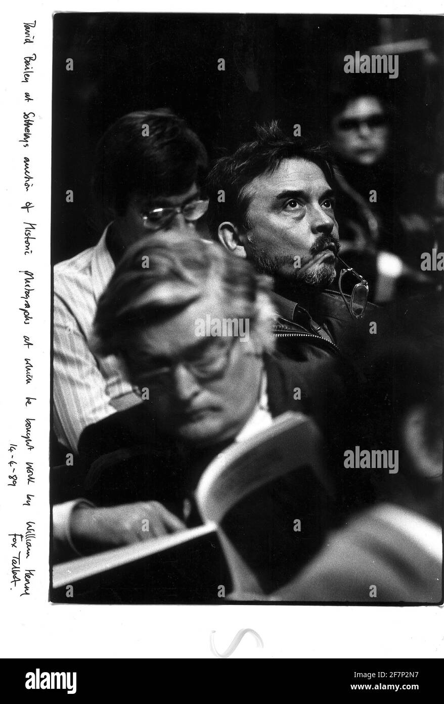 David Bailey a Sothebys asta di fotografie storiche a cui Acquistò il lavoro di William Henry Foto Stock