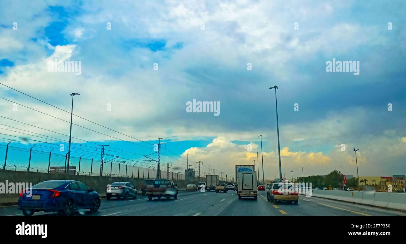 Tenda di Hajj a Mina, Makkah KSA. Foto Stock