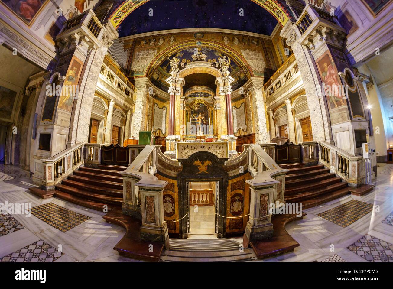 Chiesa di Santa Prassede (Roma) Foto Stock