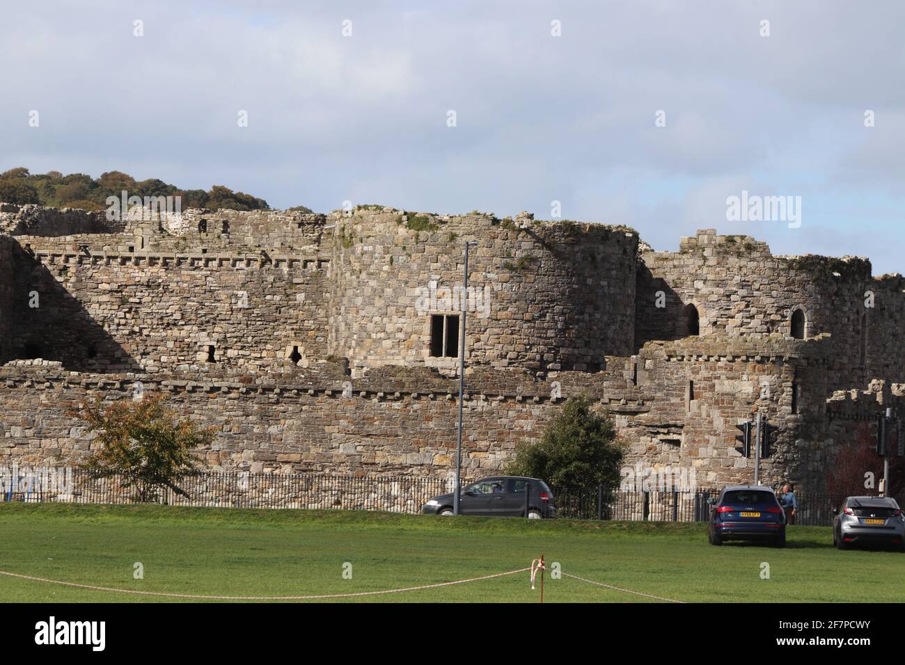 Beaumaris sull'isola di Anglesey è un'affascinante città di mare, Galles del Nord Foto Stock