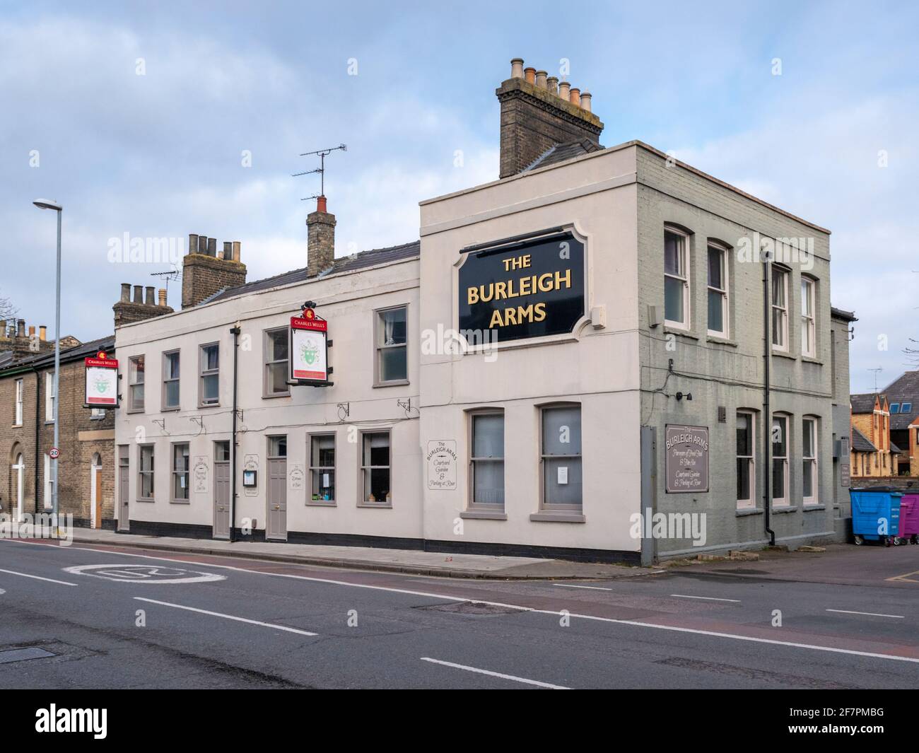 Il Burleigh Arms Pub ha chiuso in blocco sotto la covid 19 Restrizioni UK Foto Stock